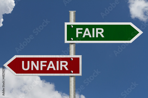 Fair versus Unfair