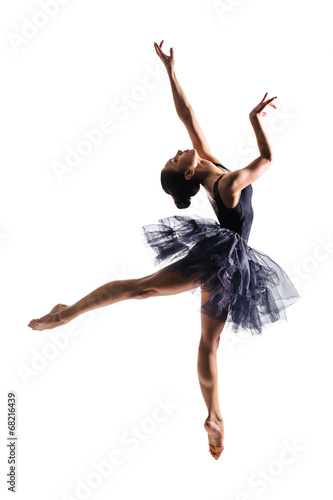 Fototapeta Naklejka Na Ścianę i Meble -  jumping ballerina