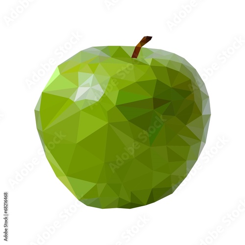 vector green apple