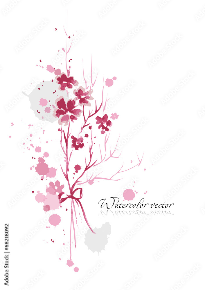watercolor flowers watercolor flowers