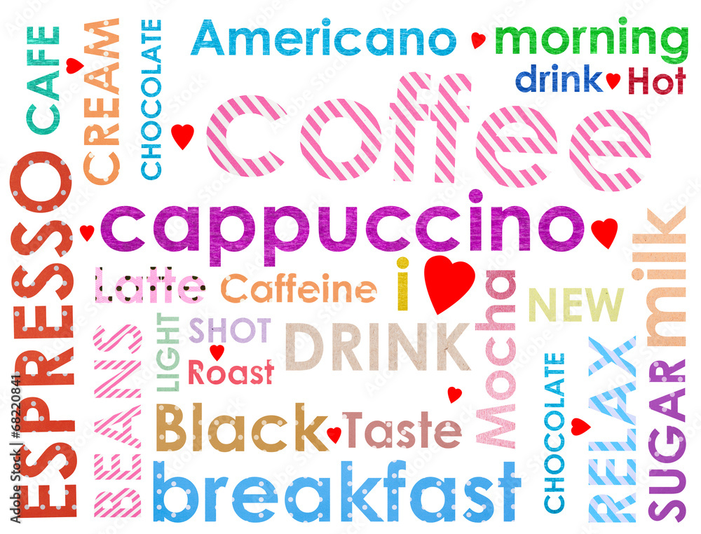 Fototapeta premium sorts of coffe