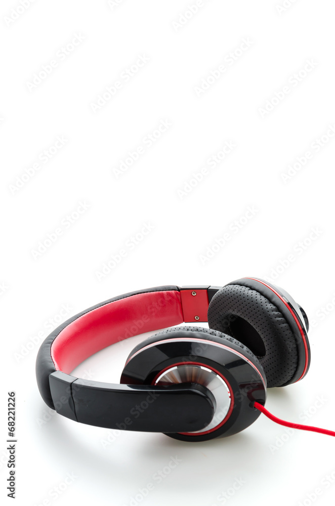 Headphone isolated on white Headphone isolated on white