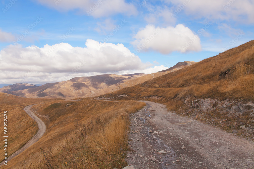 Mountain Dirt Road in Armenia