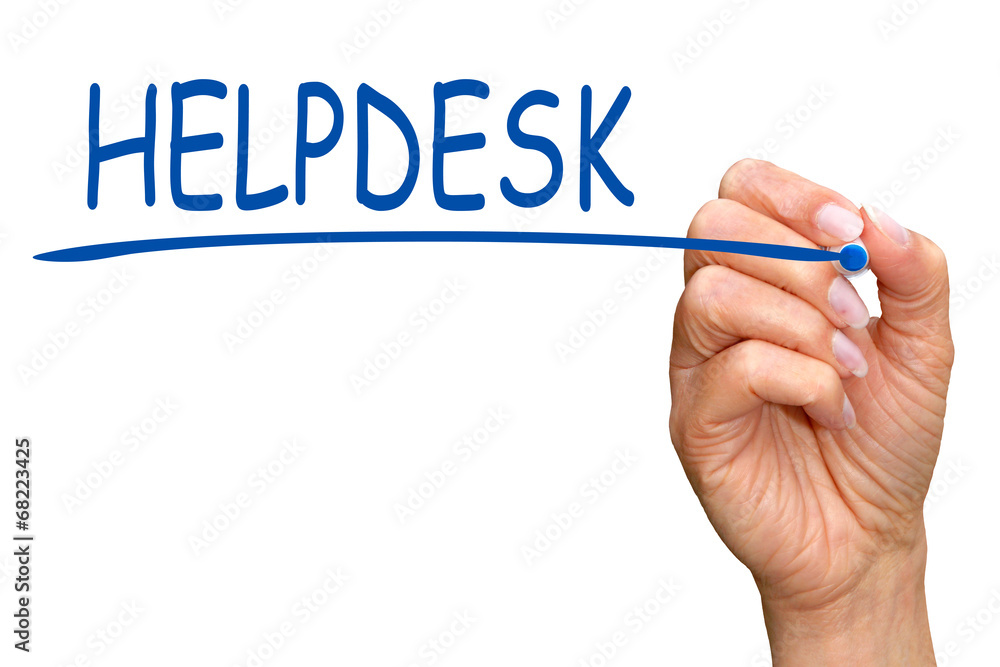 Helpdesk or hotline customer support Helpdesk or hotline customer support