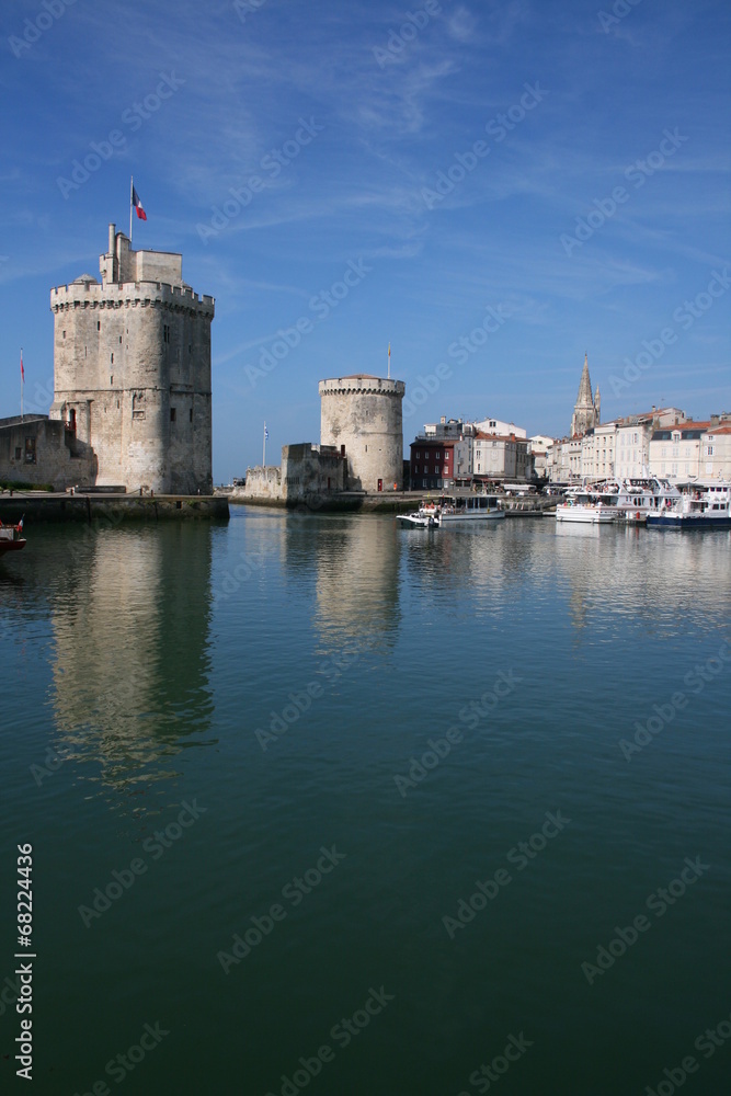 la rochelle, charente, port, chateau, tour, vieux la rochelle, charente, port, chateau, tour, vieux