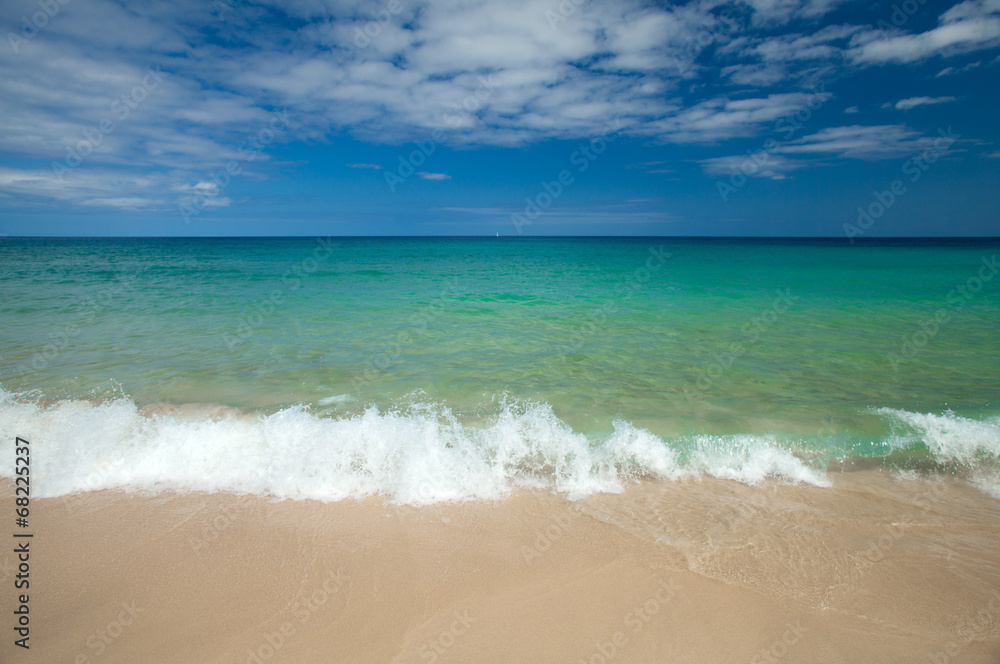 Obraz premium Fuerteventura, czysta plaża Jandia