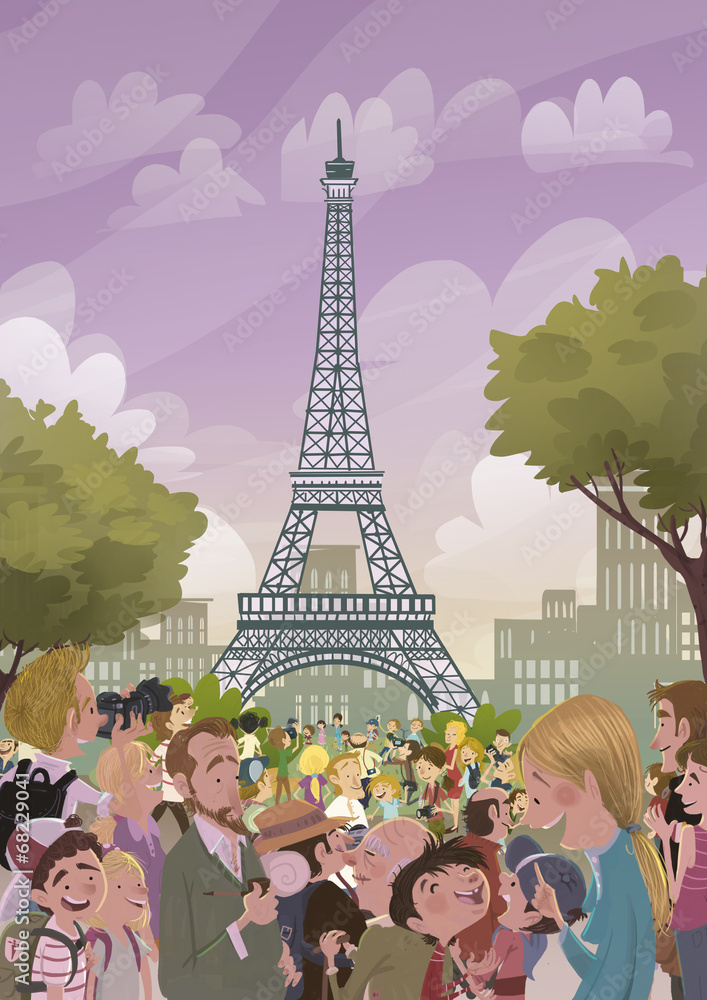 turismo en la torre Eiffel