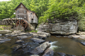 Keuken achterwand Molens Glade Creek Grist Mill in bos  © johnsroad7