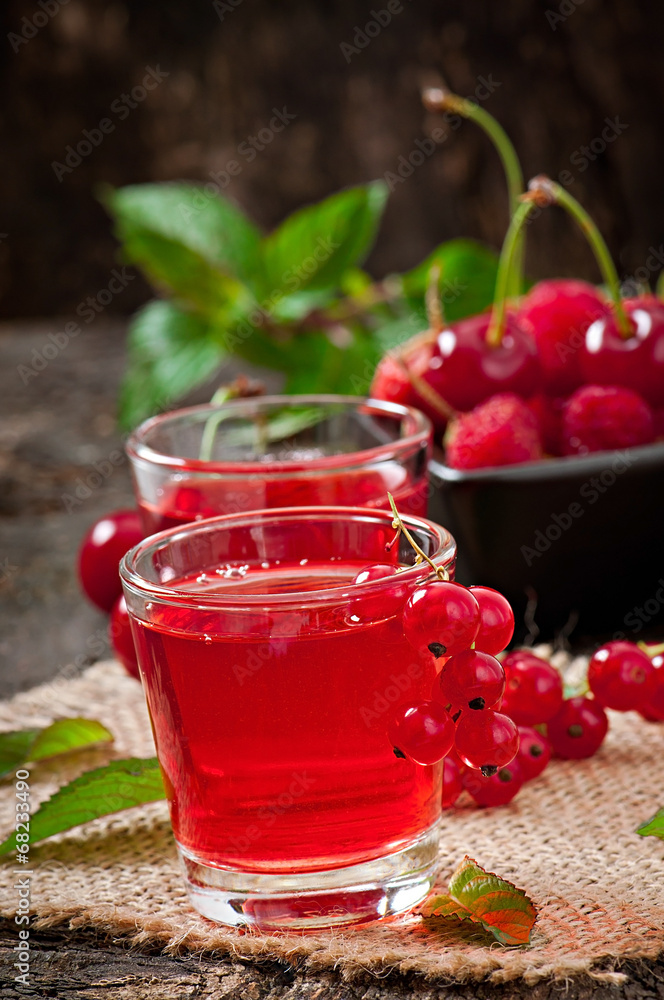 Juice of berries Juice of berries