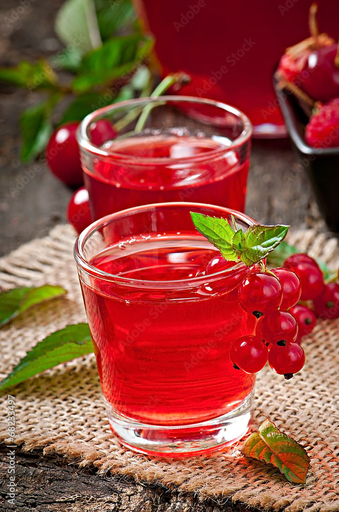 Juice of berries Juice of berries