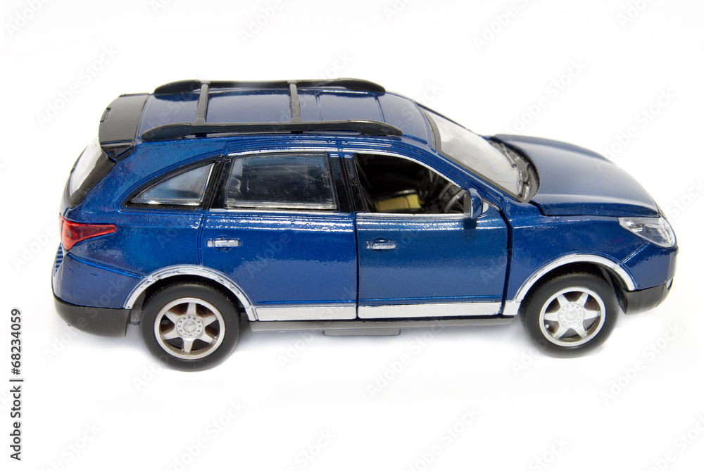 Obraz premium blue car