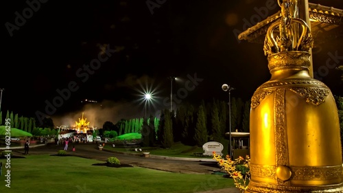 Time Lapse Firework Royal Flora zoom out