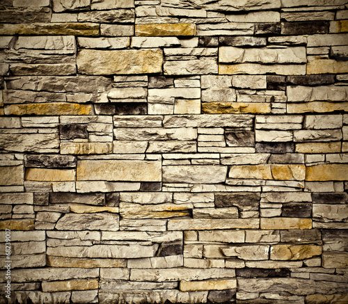 Background of stone wall texture photo