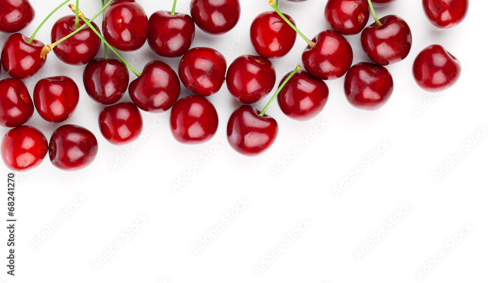 Cherry isolated on white background Cherry isolated on white background