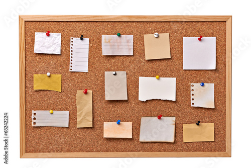 Foto note paper corkboard label message post it
