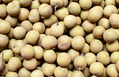 Longan in fruit market