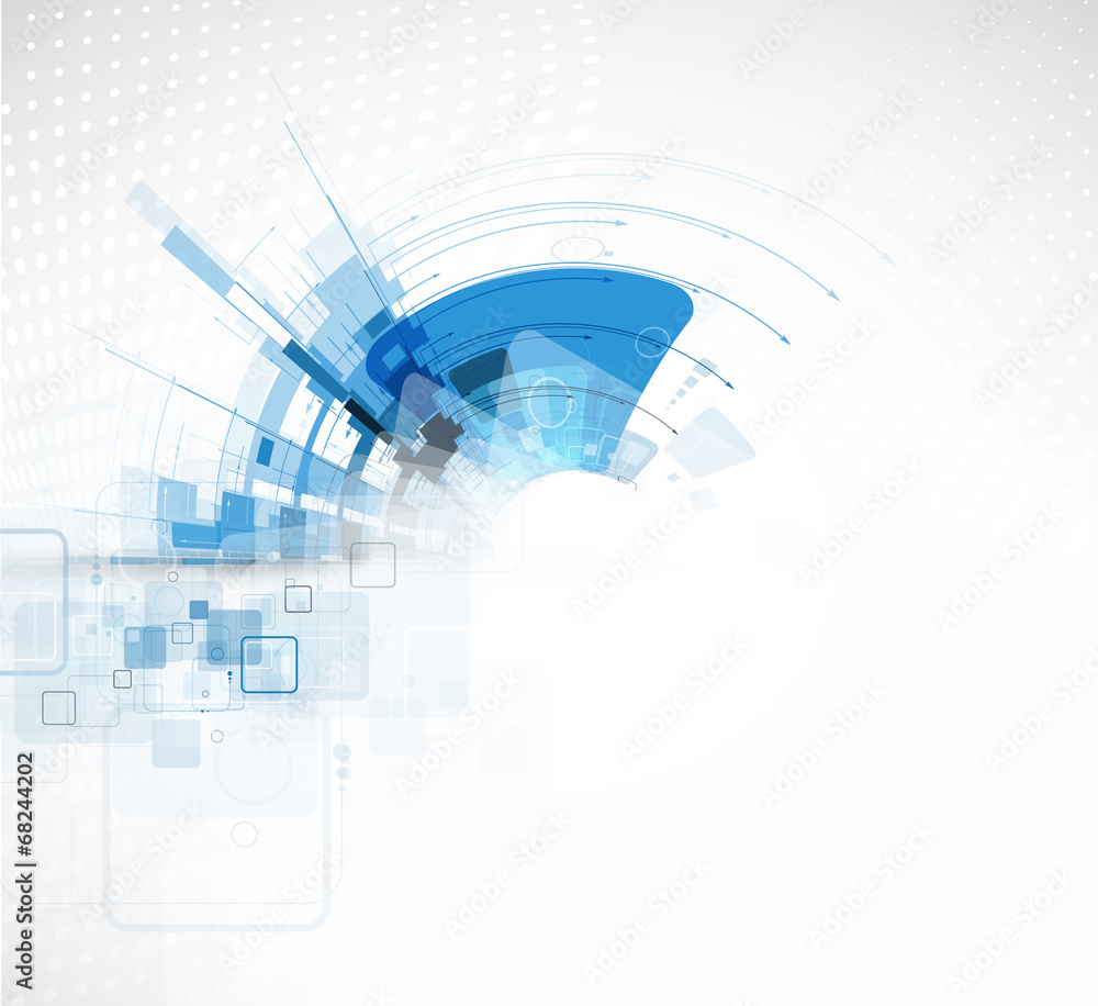 Fototapeta premium Technology background, idea of global business solution