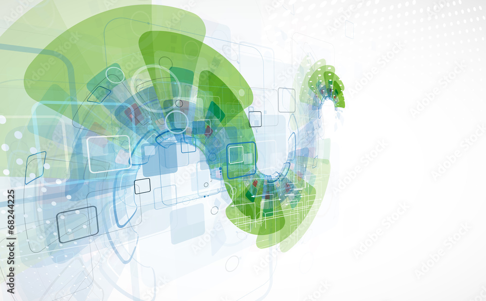 Technology background, idea of global business solution Technology background, idea of global business solution