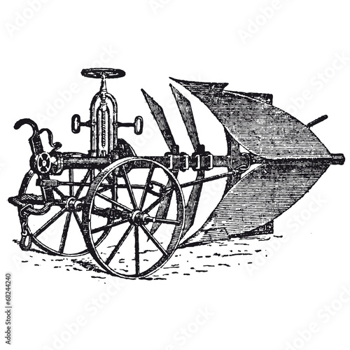 Charrue Brabant Double Ancienne