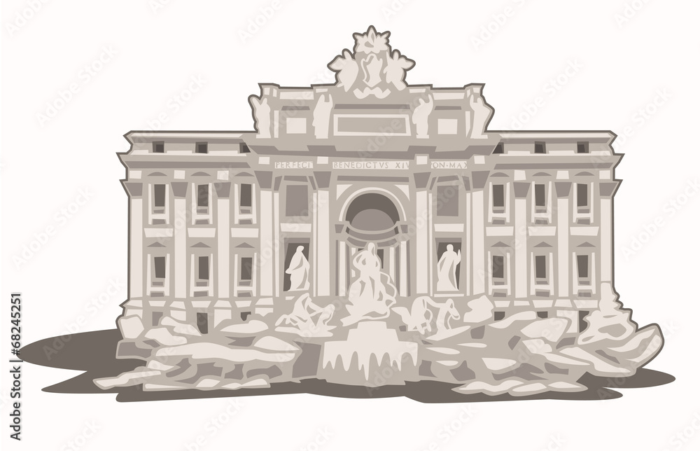 Obraz premium Fontana di Trevi