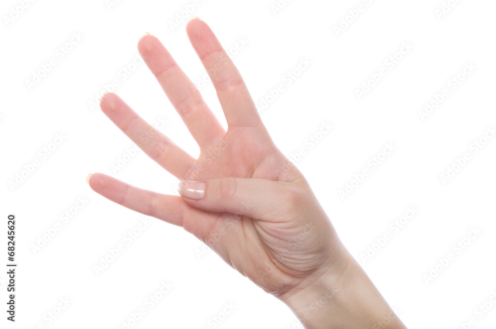 Hand gesture 4