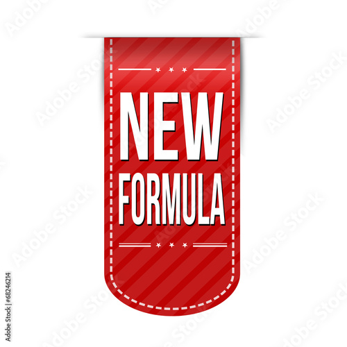 New formula banner design