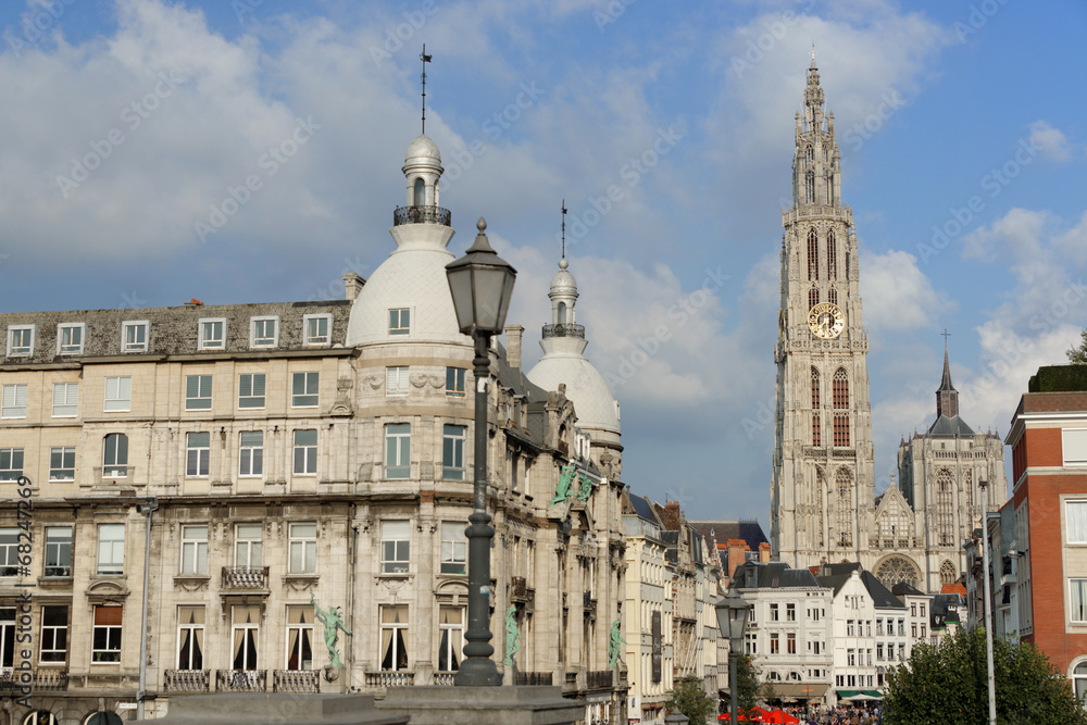 Obraz premium Hauptstrasse in Anwerpen