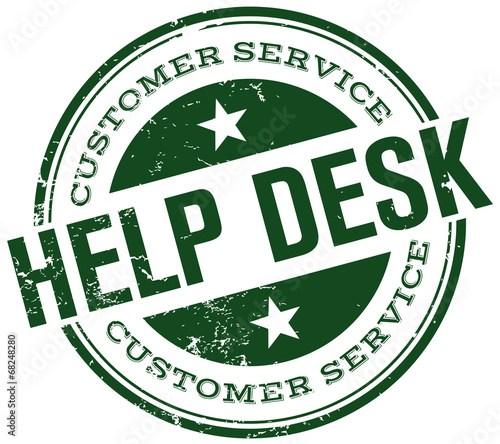 help desk stamp