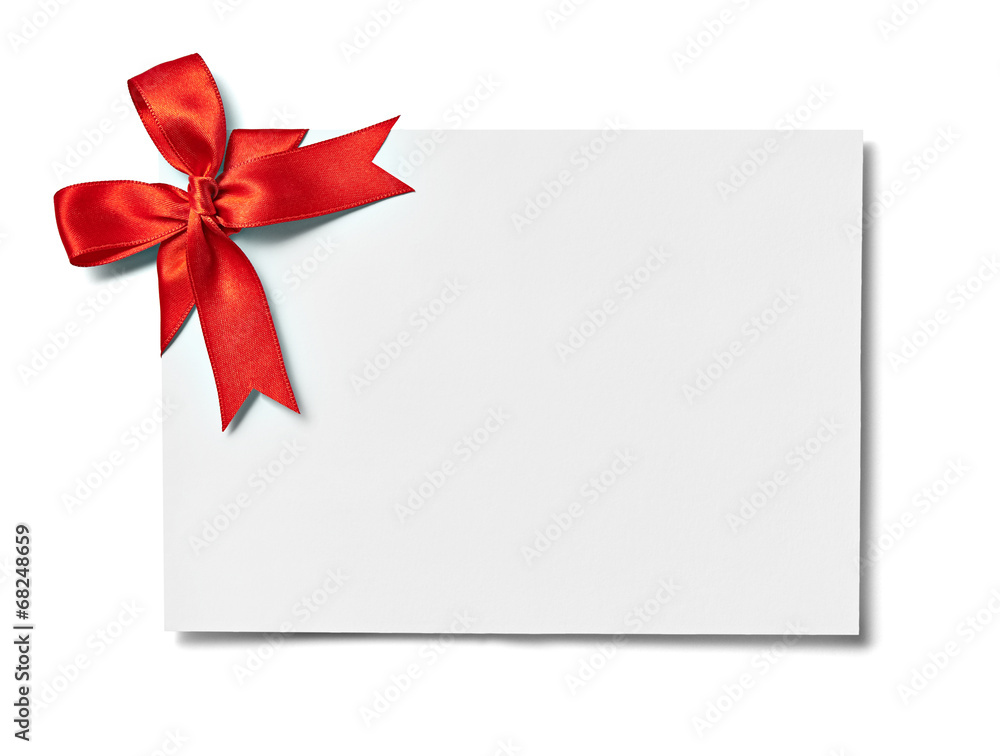 ribbon bow card note chirstmas celebration greeting ribbon bow card note chirstmas celebration greeting