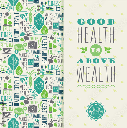 healthy lifestyle background