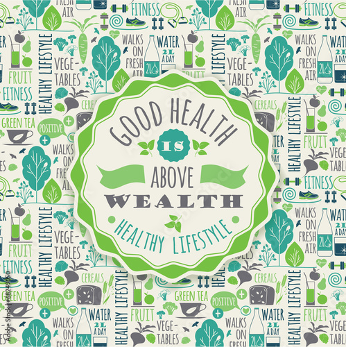 healthy lifestyle background