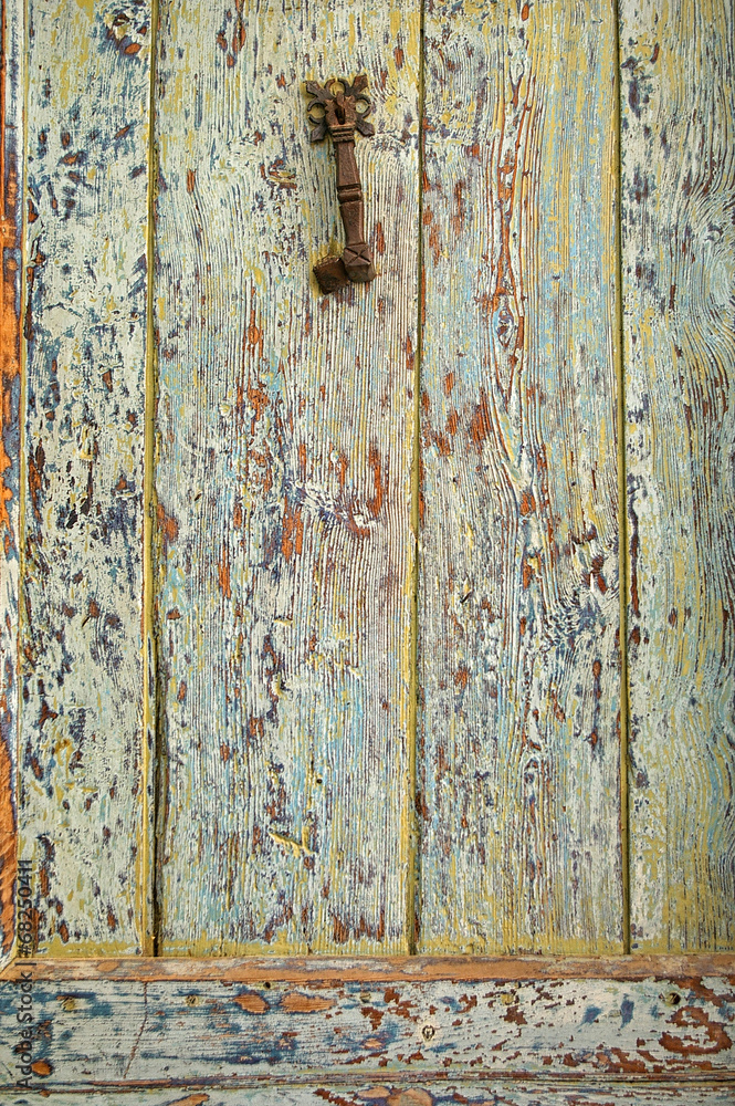 Abstract surface: fragment of old wooden door Abstract surface: fragment of old wooden door