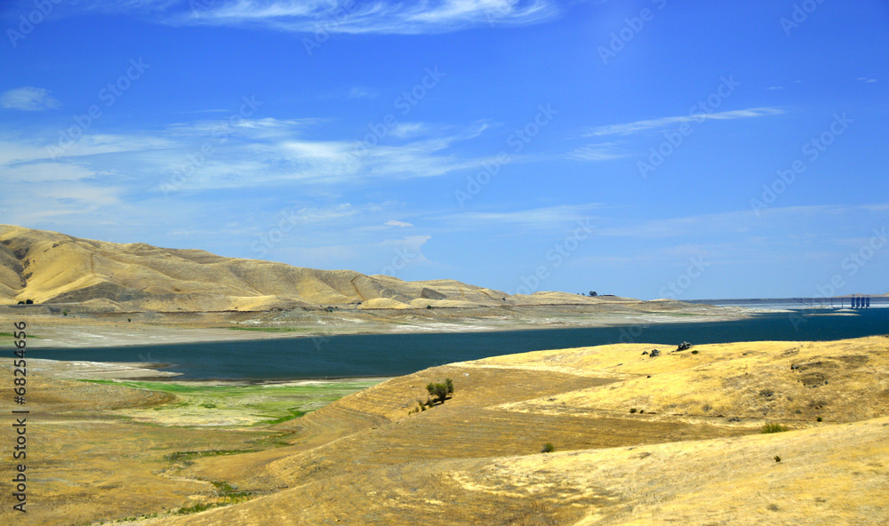Lake in California. Lake in California.