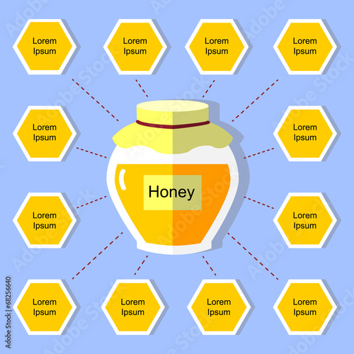 Honey infographics