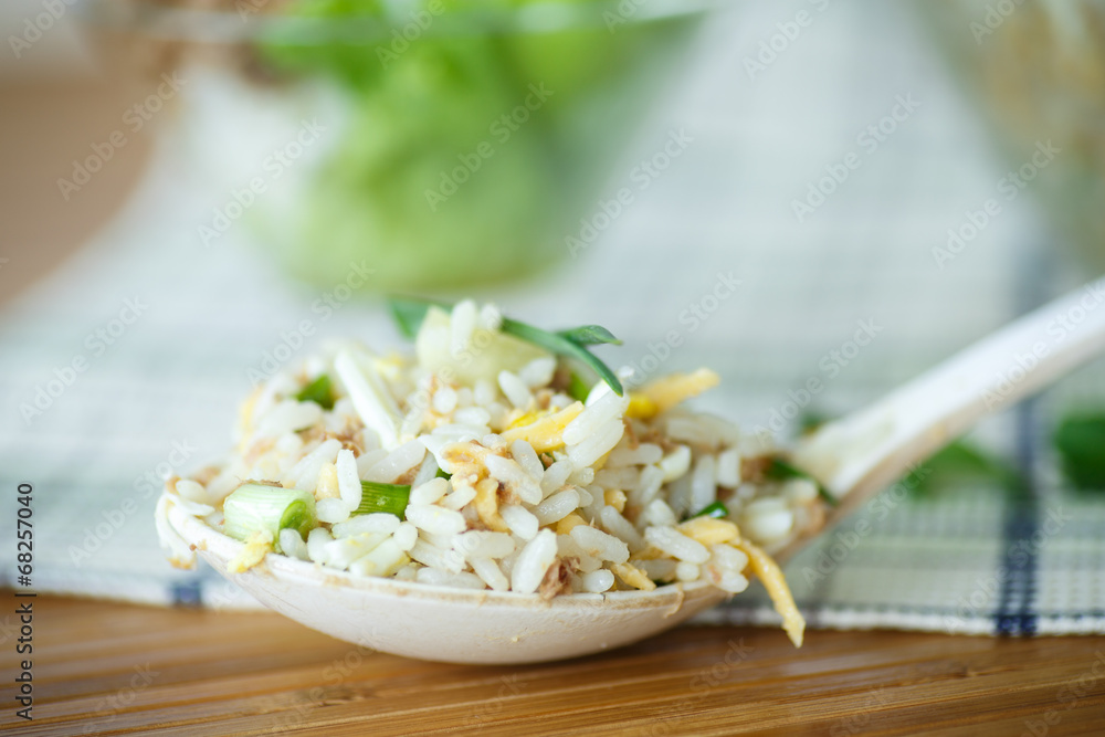 salad with rice and tuna salad with rice and tuna
