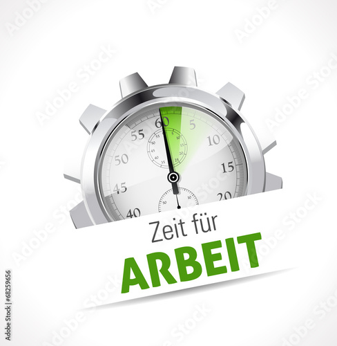 Stoppuhr - Zeit zu arbeiten