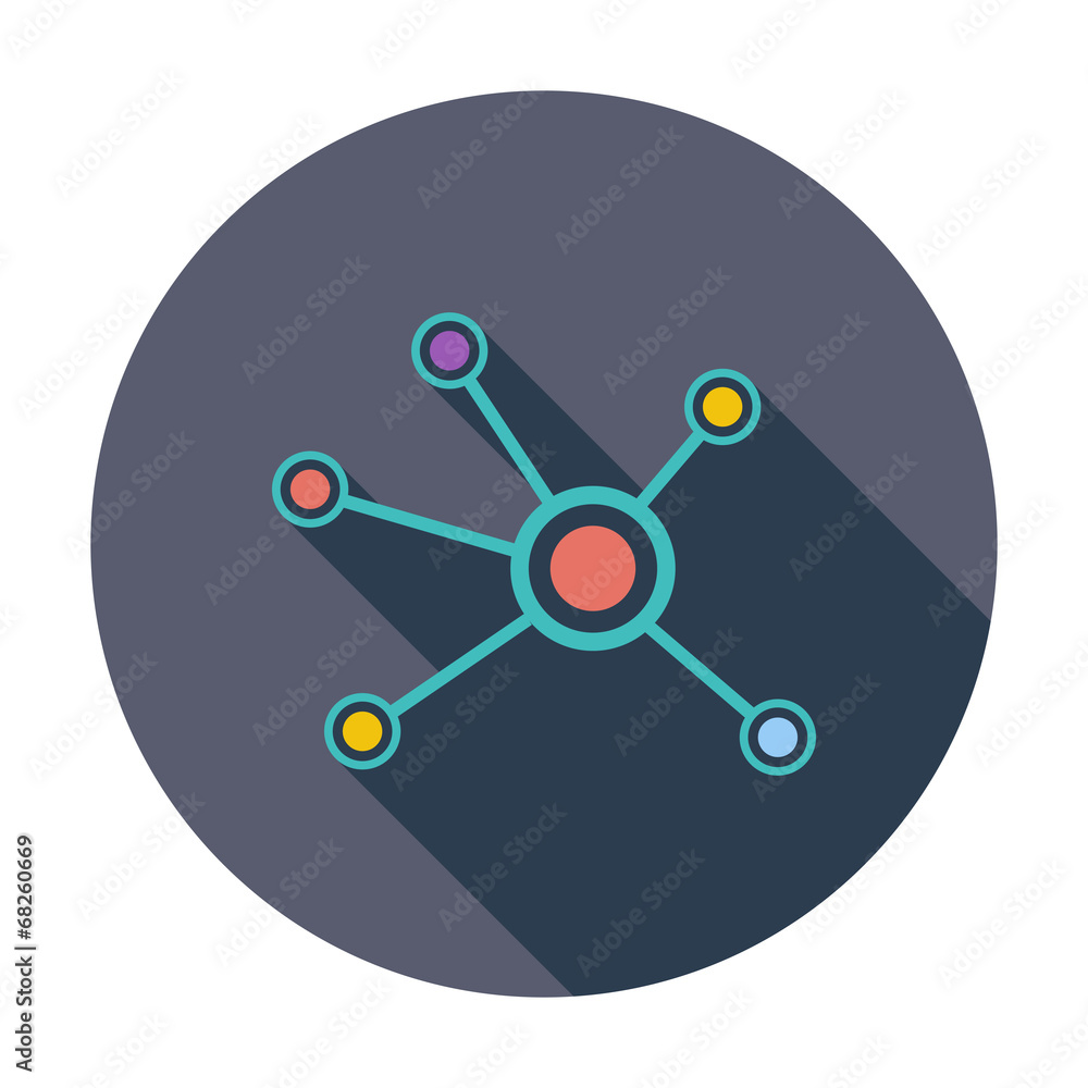 Social network single icon. Social network single icon.