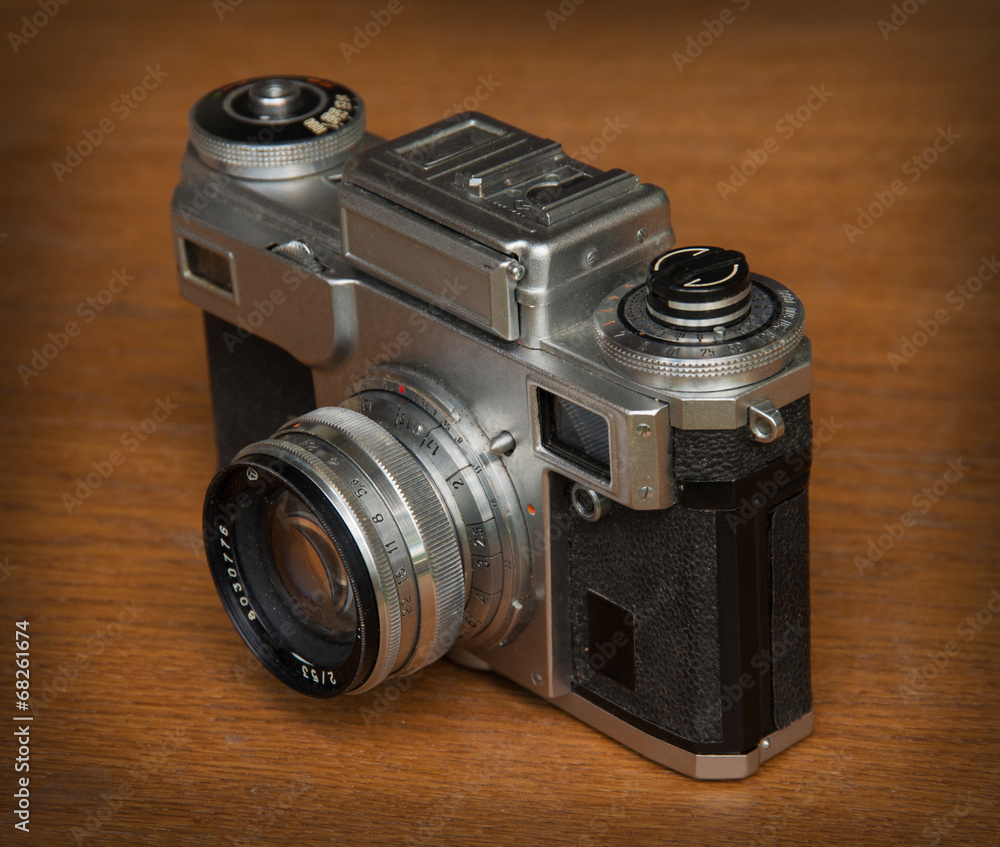 Old vintage camera