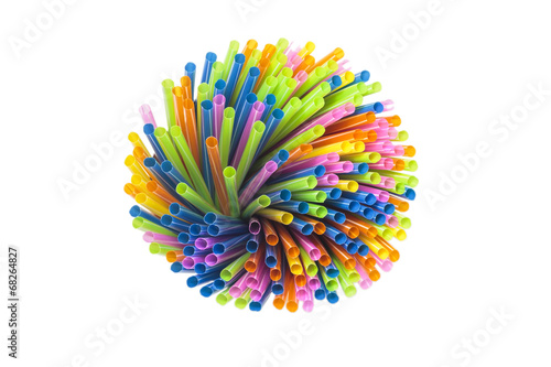 Colorful of straw