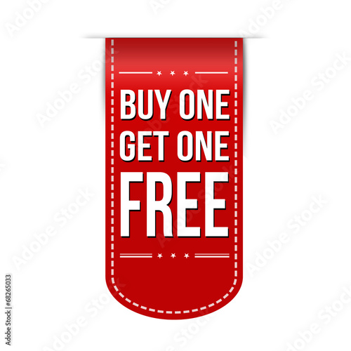 Buy One Get One Free banner design