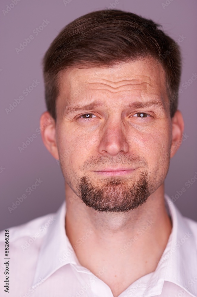 Man crying Man crying