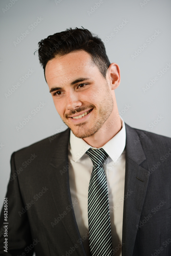 isolated portrait of handsome young businessman on trendy suit isolated portrait of handsome young businessman on trendy suit
