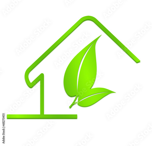 maison écologique verte de la maison