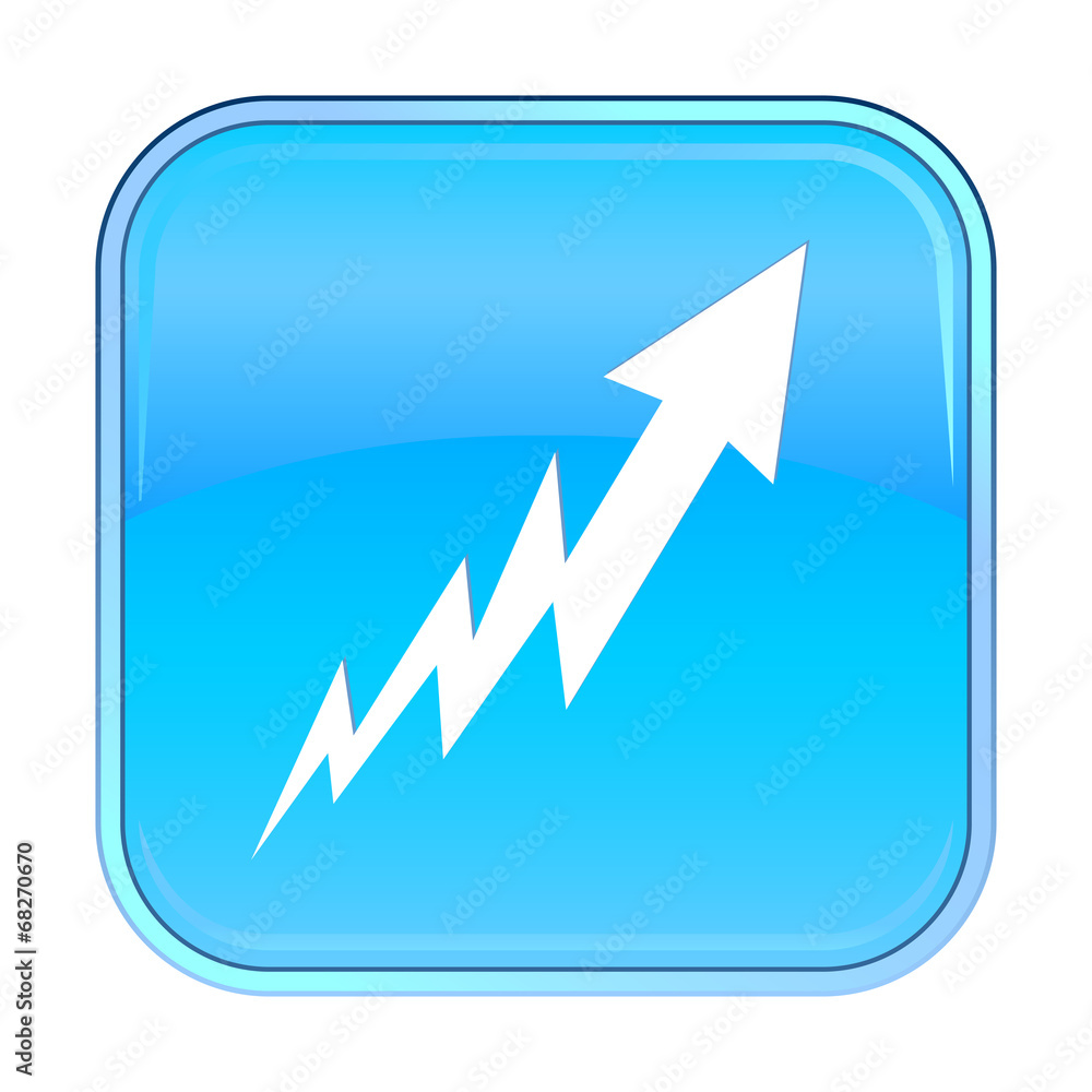 Isolated blue web icon on white background Isolated blue web icon on white background