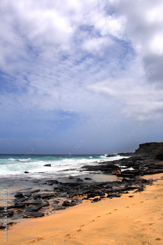 Maunalua Bay, Oahu, Hawaii..