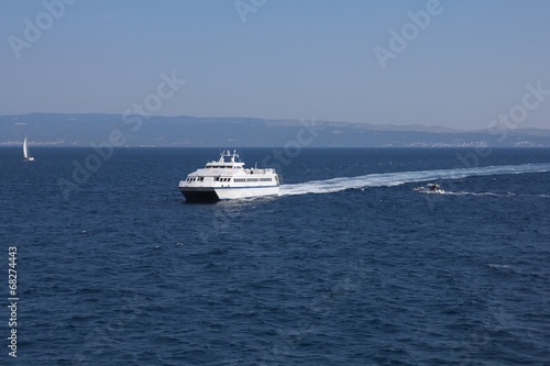 Catamaran on Adriatic sea.