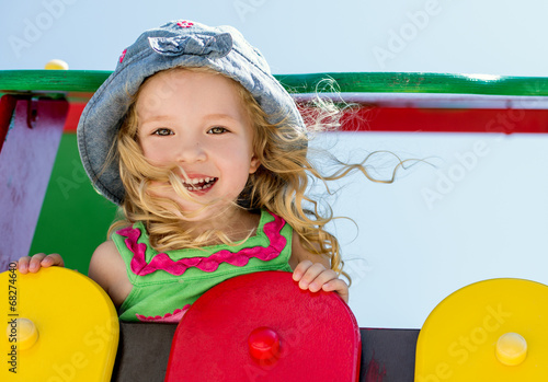 happy child having fun