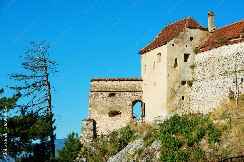 Medieval fortress in Rasnov, Transylvania, Brasov, Romania