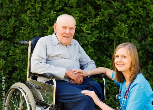 Senior Man with his Doctor
