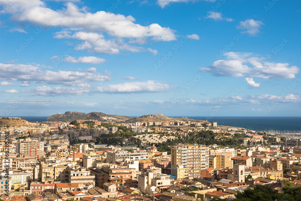 Cagliari, panorama di città